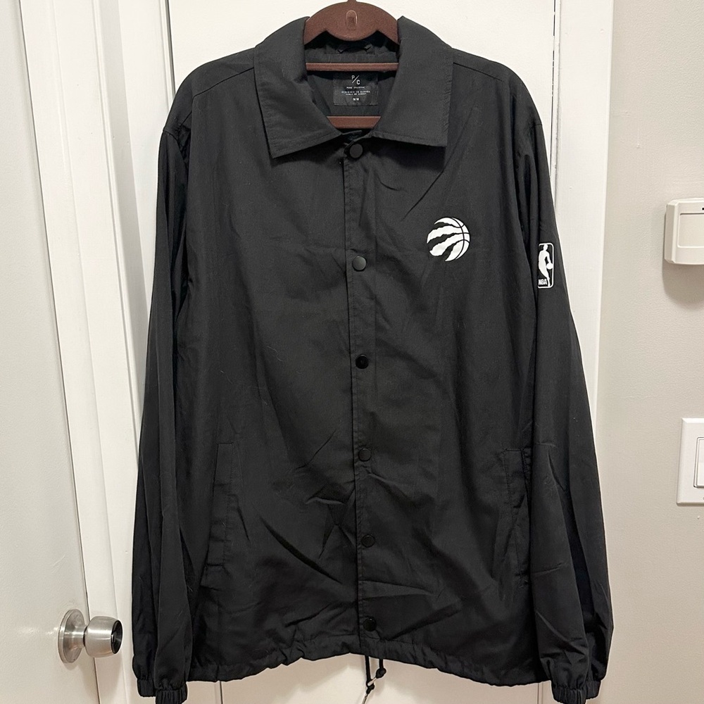 Peace Collective Toronto Raptors North NBA Basketball Black Jacket Men M Canada